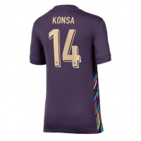 Anglicko Ezri Konsa #14 Vonkajší Ženy futbalový dres ME 2024 Krátky Rukáv